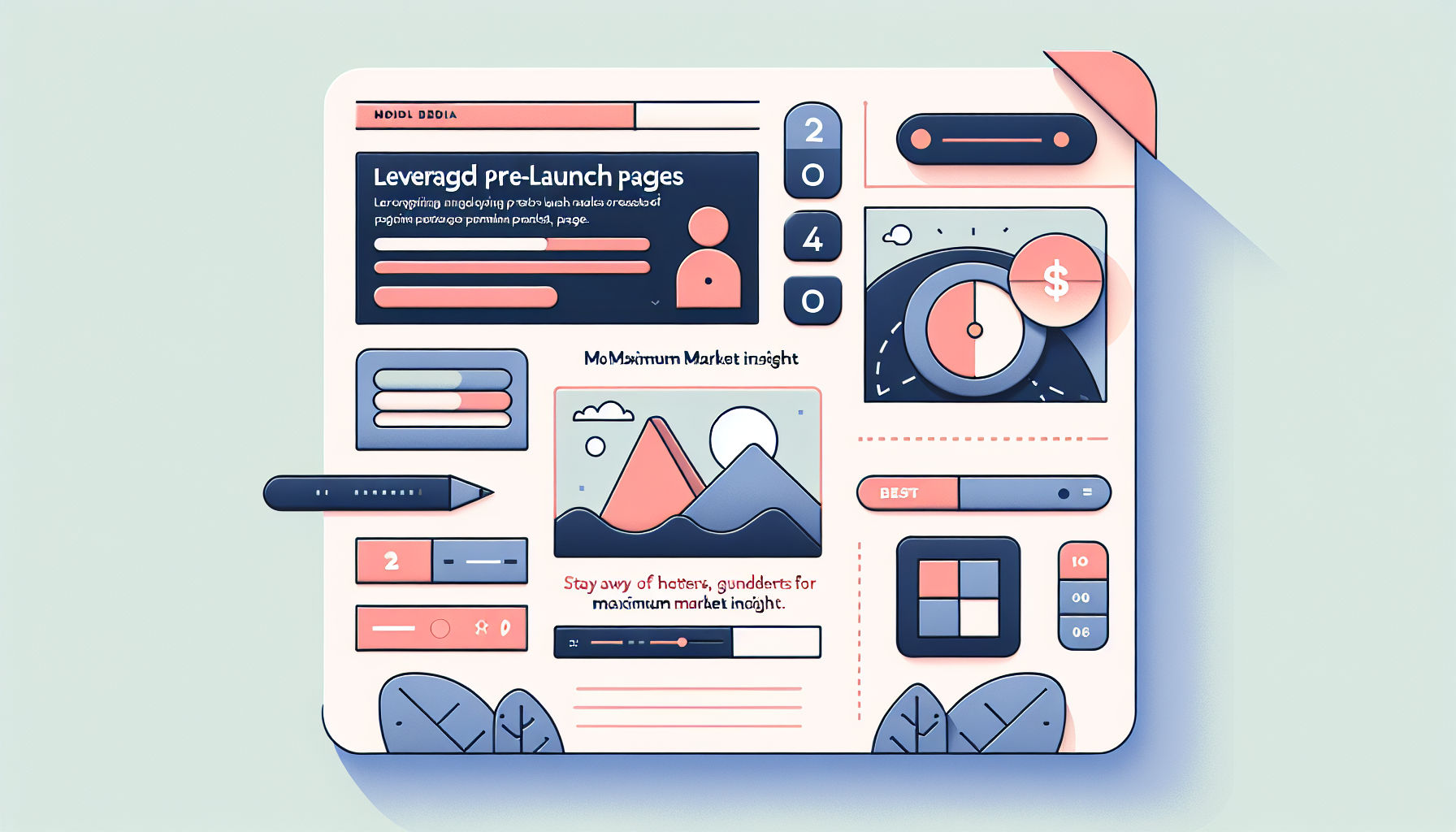 How to leverage pre-launch pages for maximum market insight